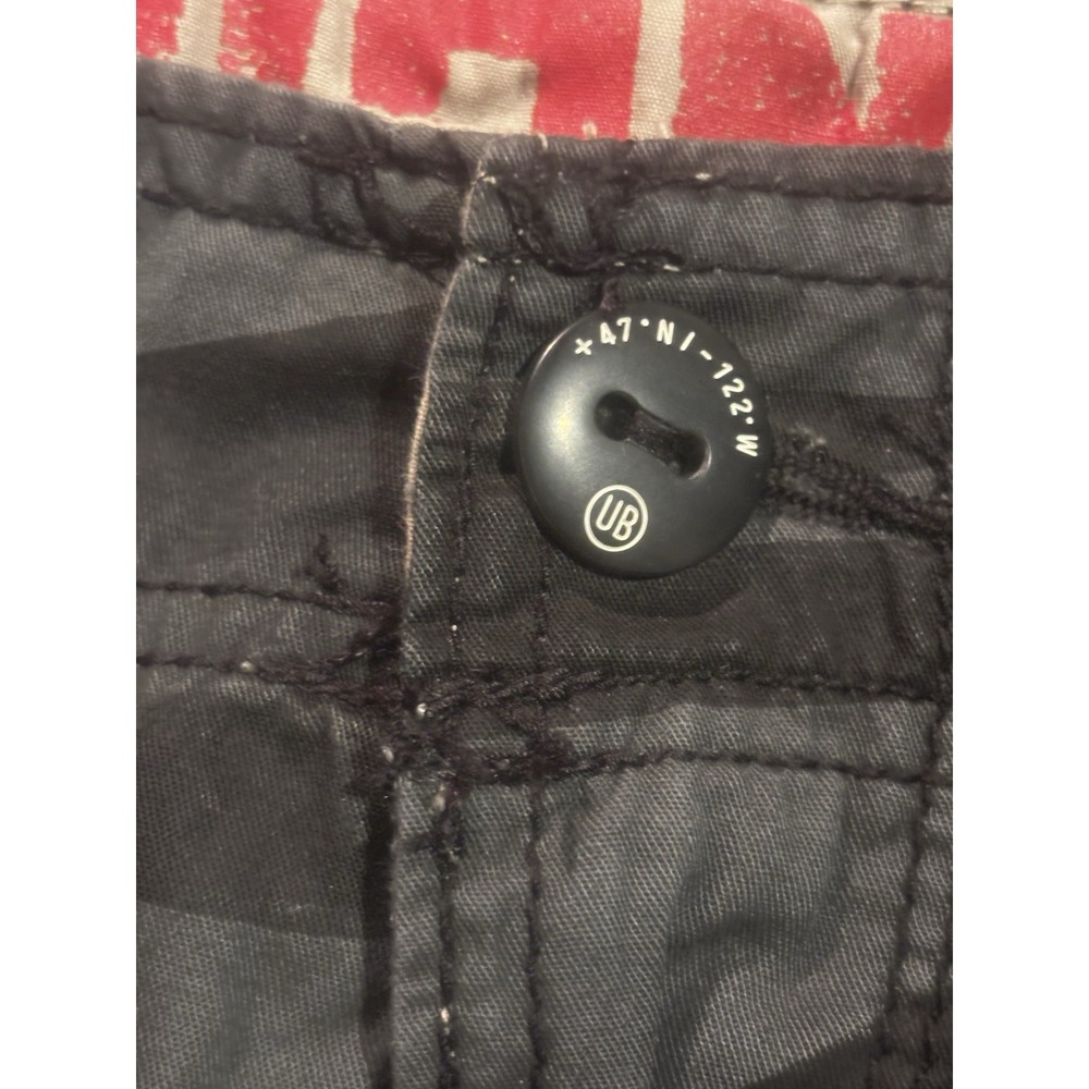 NEW Union Bay Cargo Shorts Y2K Men's 32 Camo Gray Black Tactical Utility - Picture 8 of 15